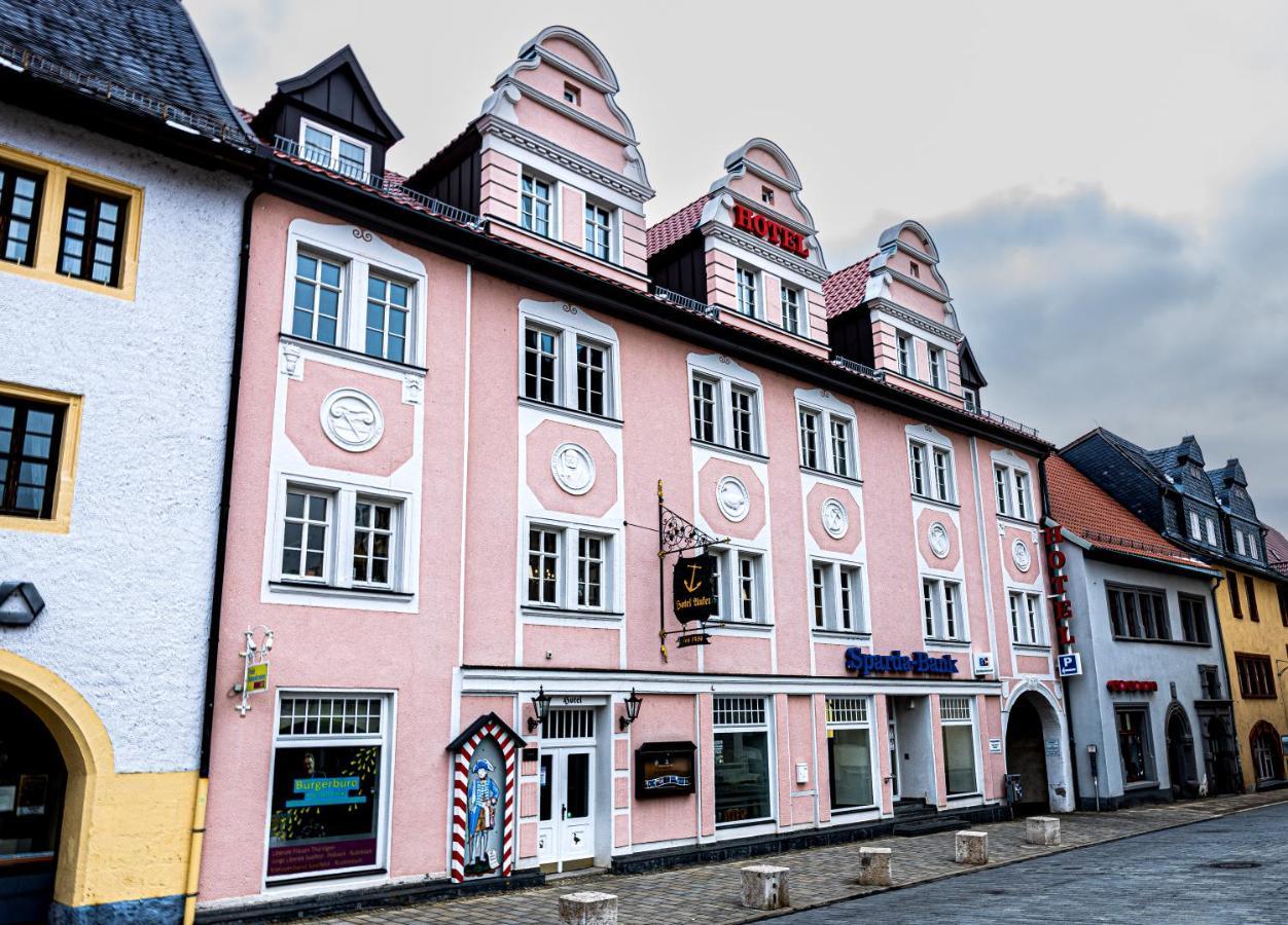 Hotel Anker Saalfeld Saale Exterior foto