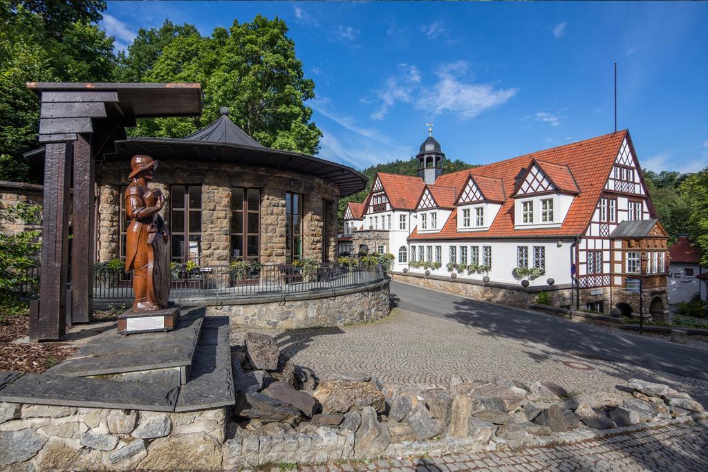 Hotel Anker Saalfeld Saale Exterior foto