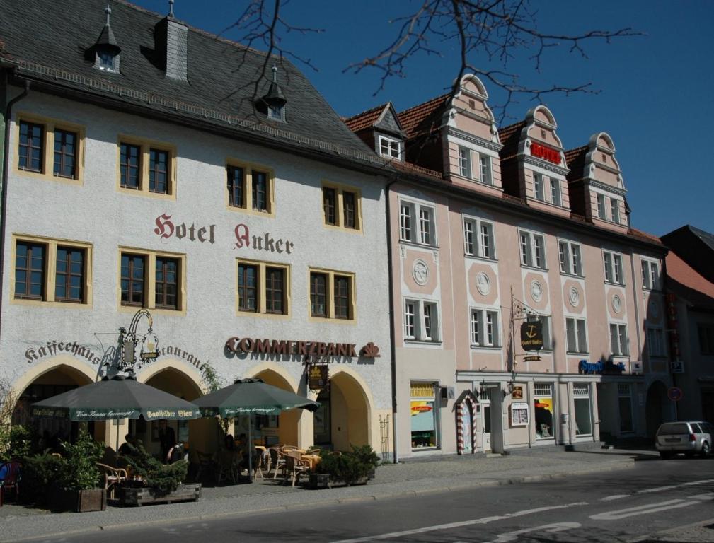 Hotel Anker Saalfeld Saale Exterior foto