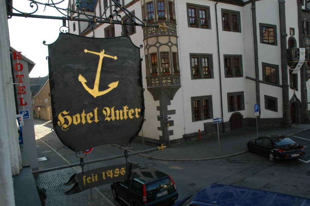 Hotel Anker Saalfeld Saale Exterior foto