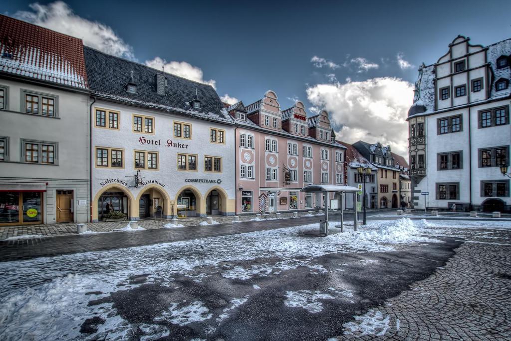 Hotel Anker Saalfeld Saale Exterior foto